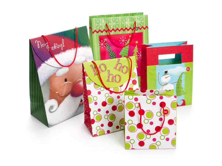 christmas gift bag set 5 pieces home woot christmas gift bag set 5 pieces home woot