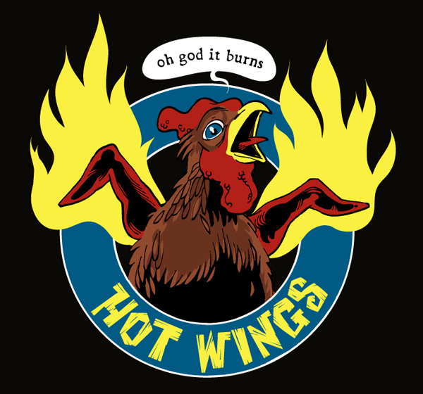 animated hot wings