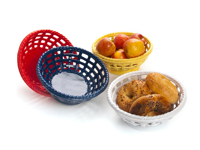 Kuhn Rikon Handmade Stoneware Bread Basket
