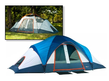 Mountain Trails Grand Pass 2-Room 6-7 Person Family Dome Tent