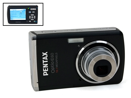 Pentax Optio E60 10MP Digital Camera