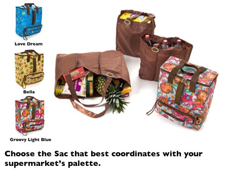 Sacs of Life Insulator 4 Reusable Shopping Bags