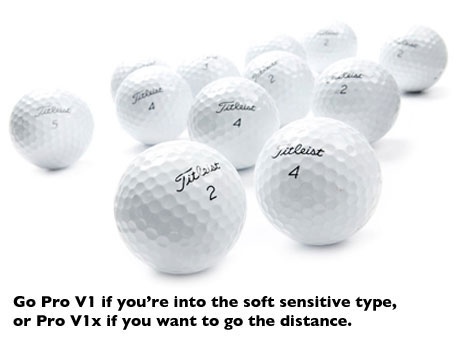 Titleist Pro V1 or V1x Golf Balls – 12
