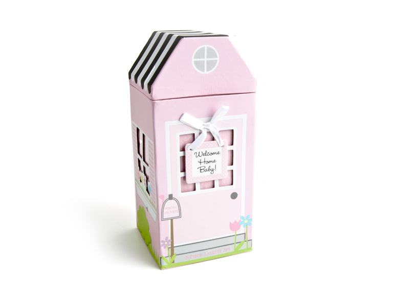 Pink “House” gift box