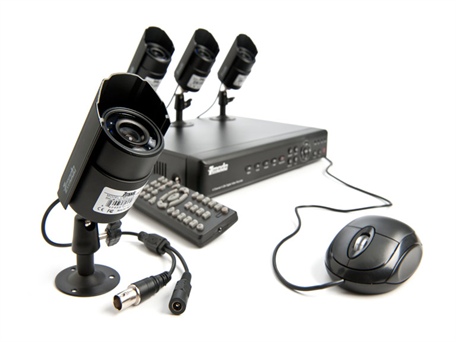Zmodo PKD-DK40107-500GB 4 Channel DVR with 4G/3G Mobile & Remote Control with 30ft Night Vision, Motion Detection
