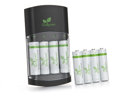 Battery Charger with 8 Batteries